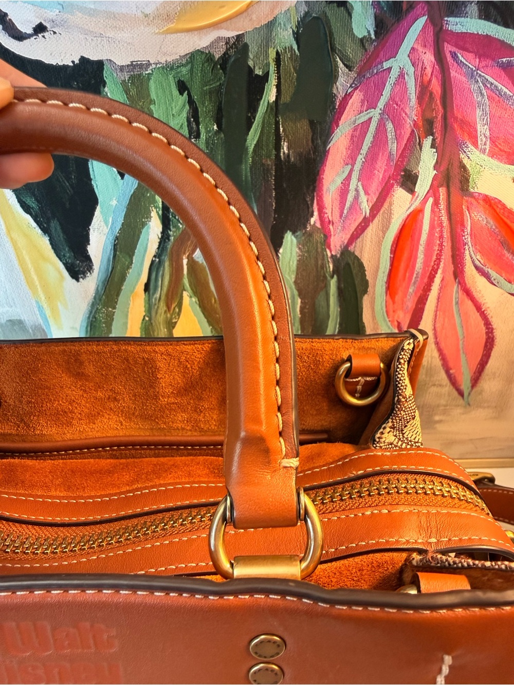 Coach Disney X Coach Rogue 25 In Signature Textile Jacquard With Mickey Mouse - Picture 8 of 16